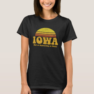 Camiseta Estado de Iowa Vintage Slogan Retro Souvenir Estad