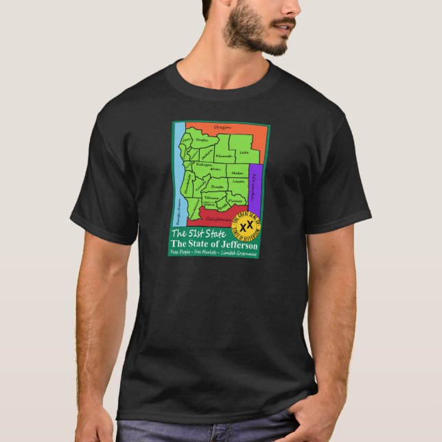 Camiseta Estado de Jefferson (Anverso)