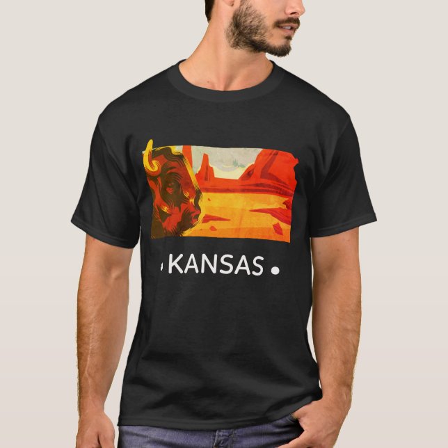 Camiseta Estado de Kansas (Anverso)