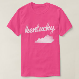 Camiseta Estado de Kentucky en blanco