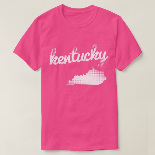 Camiseta Estado de Kentucky en blanco (Diseño del anverso)