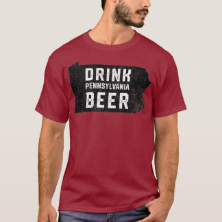 Camiseta Estado de la cerveza para beber en Pensilvania