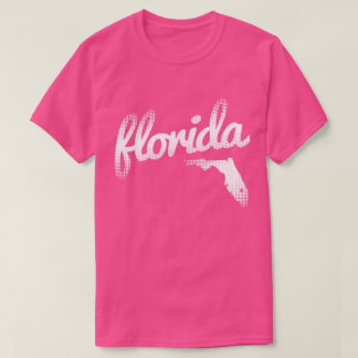 Camiseta Estado de la Florida en rosa