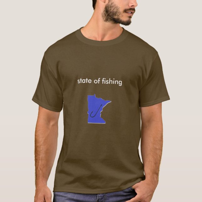 Camiseta estado de la pesca (Anverso)