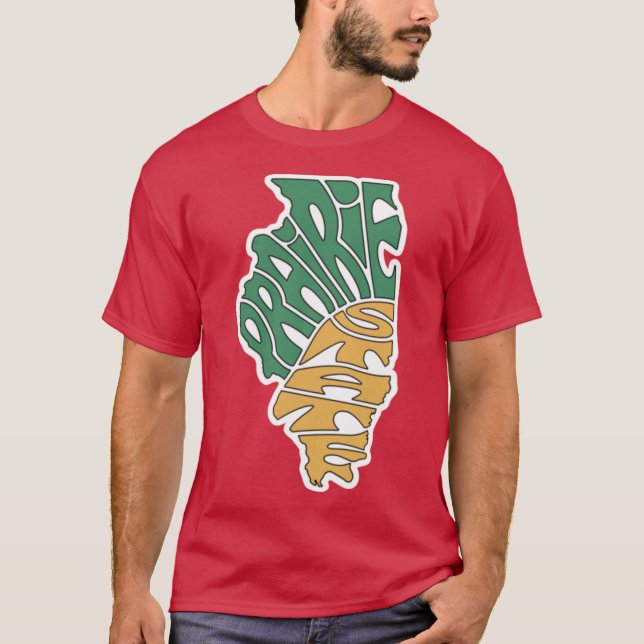 Camiseta Estado de la Pradera Illinois (Anverso)