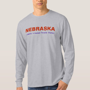 CAMISETA ESTADO DE LA PÚRPURA DE NEBRASKA