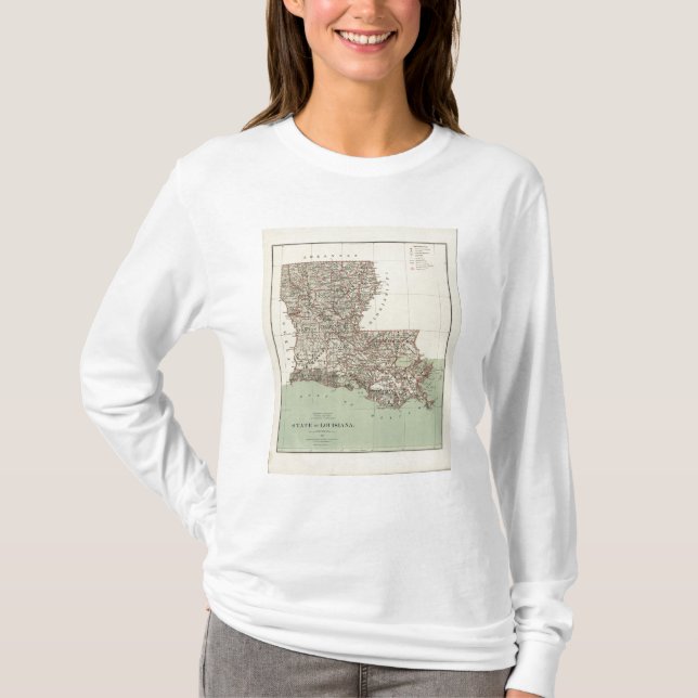 Camiseta Estado de Luisiana (Anverso)