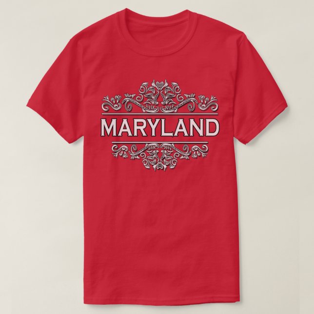 Camiseta Estado de Maryland (Diseño del anverso)