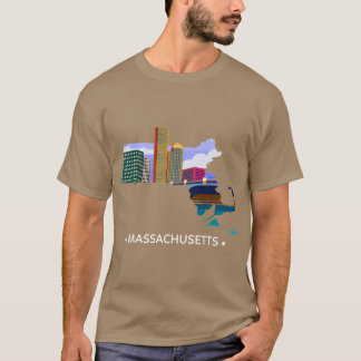 Camiseta Estado de Massachusetts 1