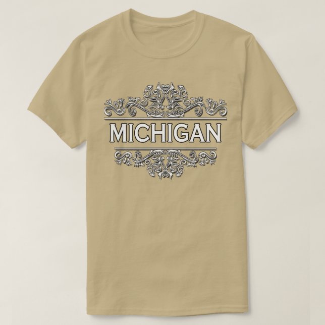 Camiseta Estado de Michigan (Diseño del anverso)