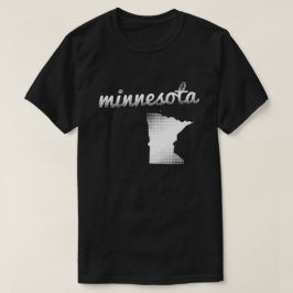 Camiseta Estado de Minnesota en blanco