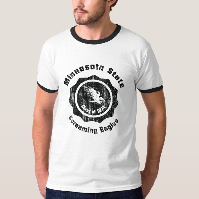 Camiseta Estado de Minnesota que grita a Eagles (Anverso)