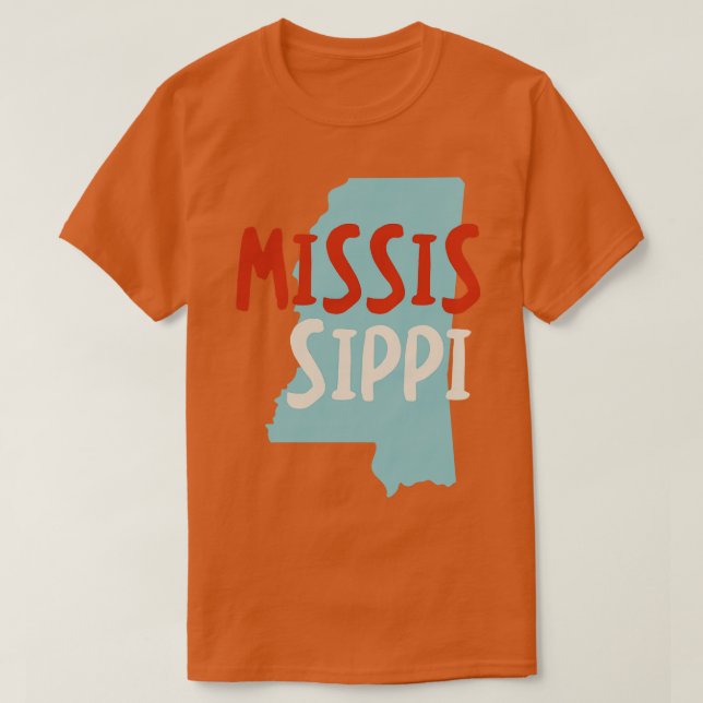 Camiseta Estado de Misisipi (Diseño del anverso)