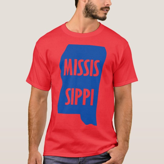 Camiseta Estado de Misisipi 3 (Anverso)