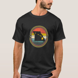 Camiseta Estado de Missouri Hawaii Roots Retr de mapa estat