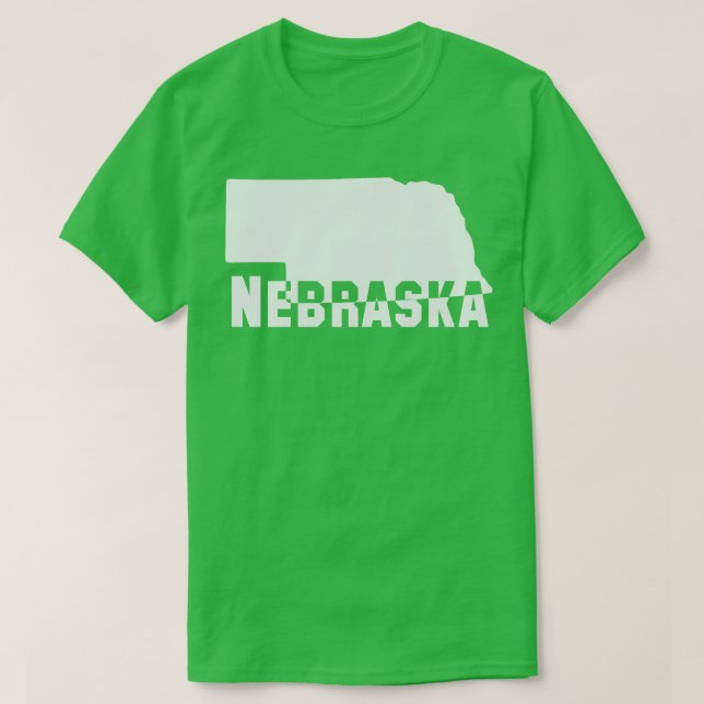 Camiseta Estado de Nebraska (Diseño del anverso)