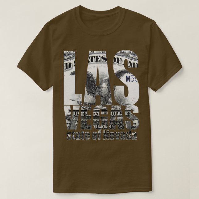 Camiseta Estado de Nevada en Las Vegas (Diseño del anverso)