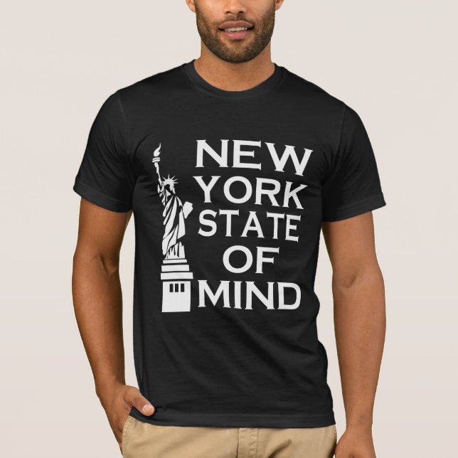Camiseta ESTADO DE NUEVO YORK de la MENTE (Anverso)