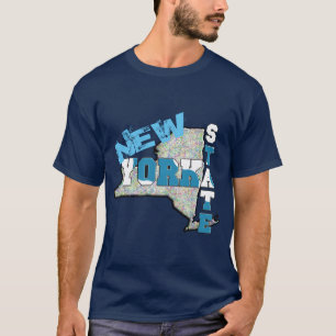 Camiseta Estado de Nuevo York de la mente
