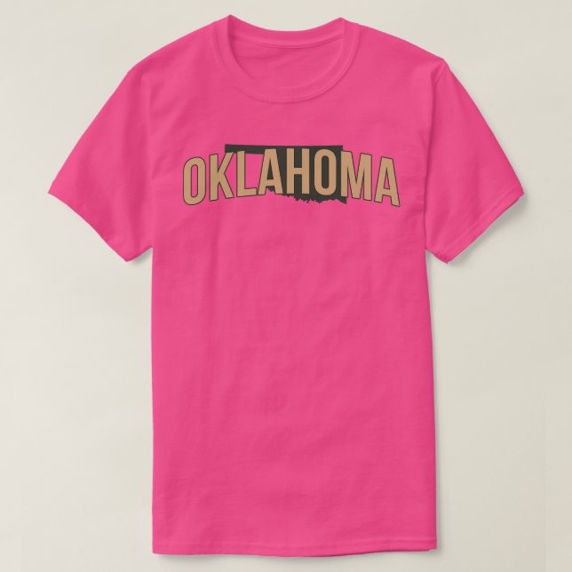 Camiseta Estado de Oklahoma 1 (Diseño del anverso)