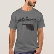 Estado de Oklahoma en gris