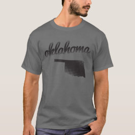 Camiseta Estado de Oklahoma en gris