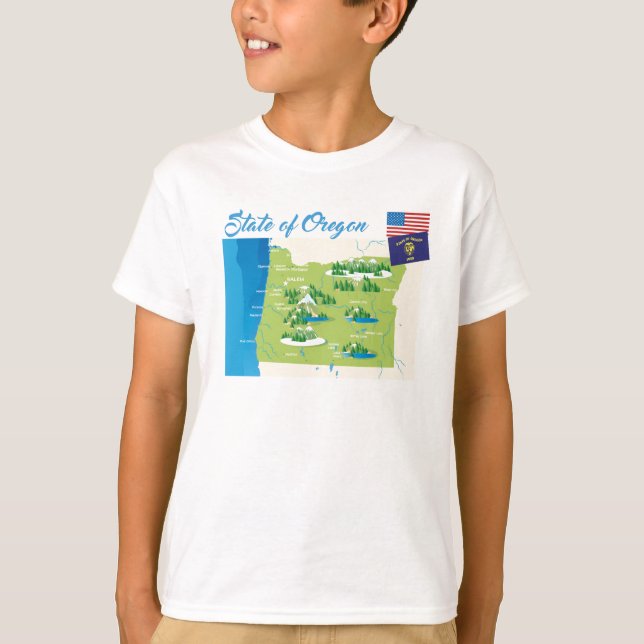 Camiseta Estado de Oregon (Anverso)