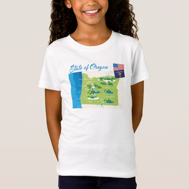 Camiseta Estado de Oregon (Anverso)