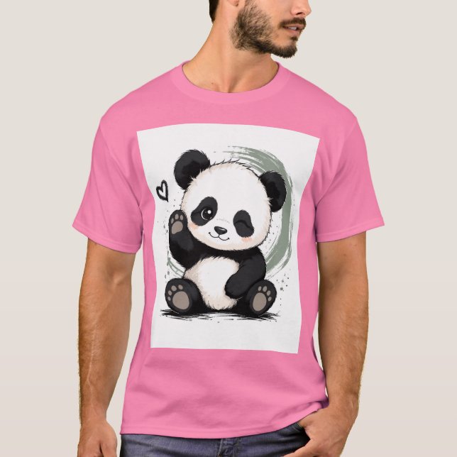 Camiseta Estado de Pequeño Panda (Anverso)
