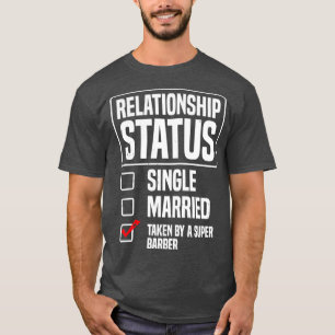 Camiseta Estado De Relación Adoptado Por Una Curiosa Súper