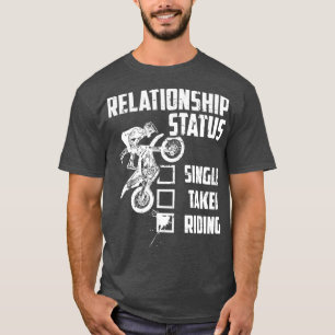 Camiseta Estado de relación en bicicleta sucia