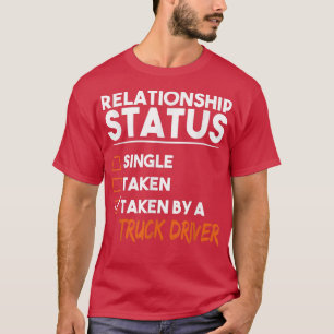 Camiseta Estado de relación ocupado por un conductor de cam