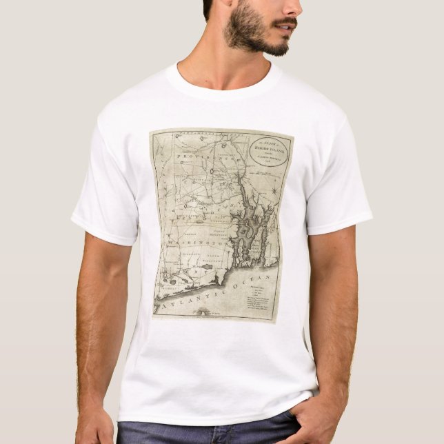 Camiseta Estado de Rhode Island 2 (Anverso)
