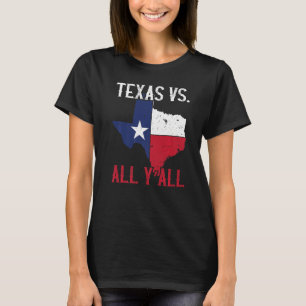 Camiseta Estado de Texas del Orgullo Vs Todos