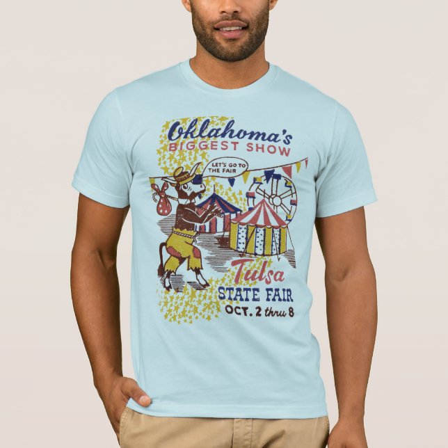 Camiseta Estado de Tulsa justo (Anverso)