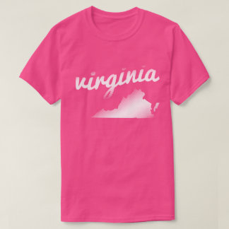 Camiseta Estado de Virginia en blanco