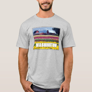 Camiseta Estado de Washington Campo de Tulipanes