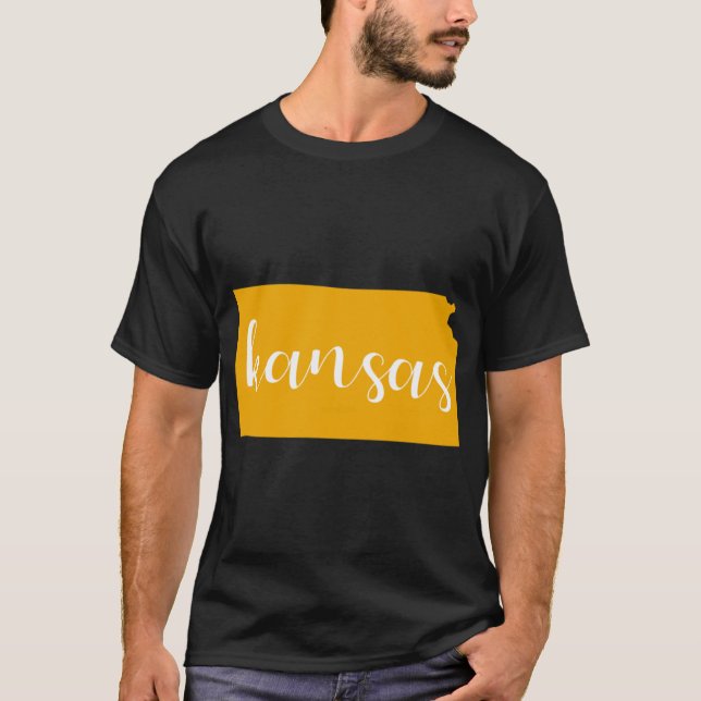Camiseta Estado de Wheat Kansas KS (Anverso)