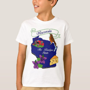 Camiseta Estado de Wisconsin