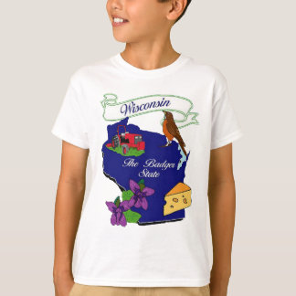 Camiseta Estado de Wisconsin