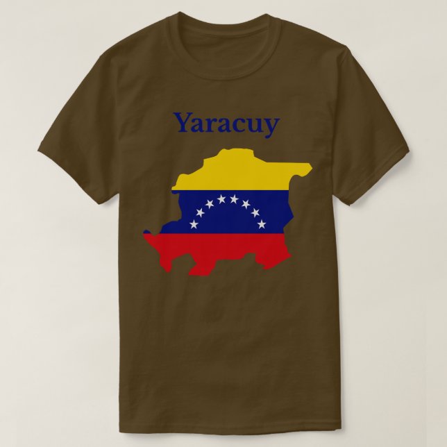Camiseta Estado de Yaracuy Venezuela (Diseño del anverso)