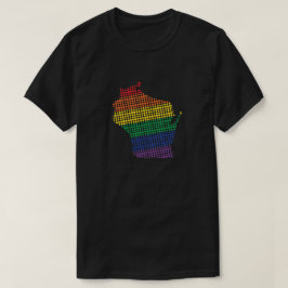 Camiseta Estado del arco iris de Wisconsin