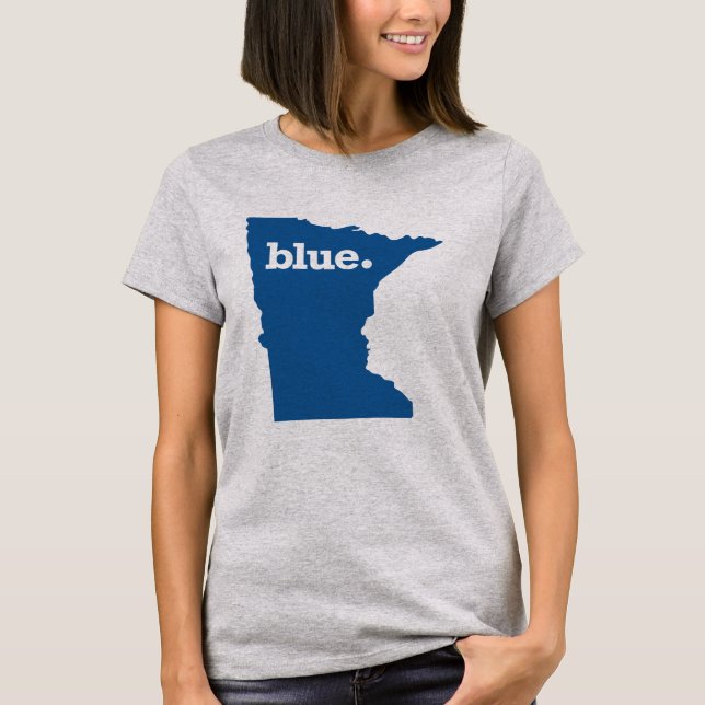 CAMISETA ESTADO DEL AZUL DE MINNESOTA (Anverso)