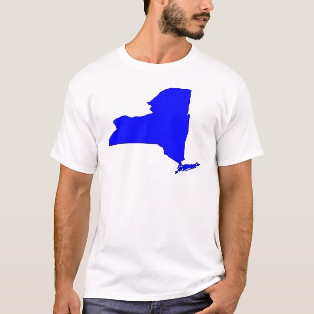 Camiseta Estado del azul de NY (Anverso)