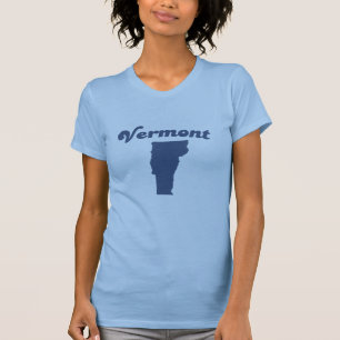 Camiseta Estado del azul de VERMONT