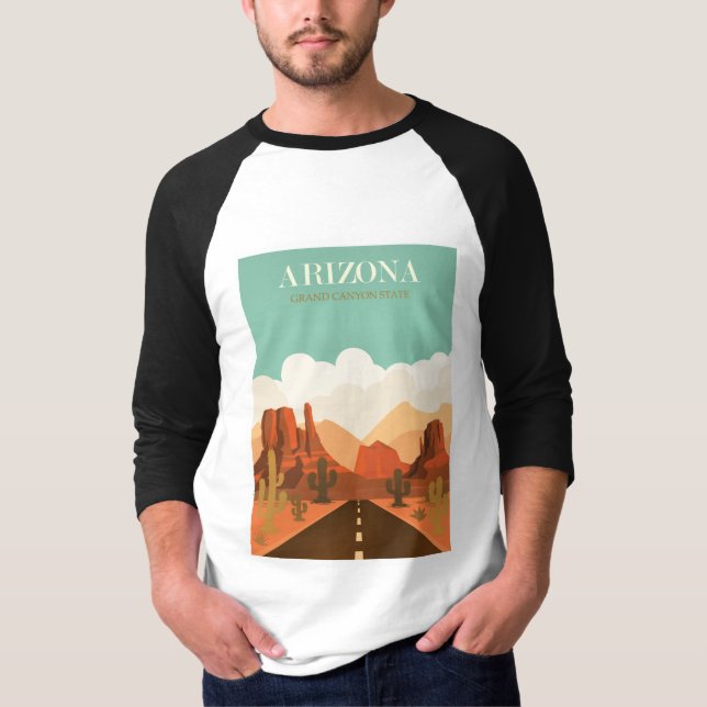 Camiseta Estado del Gran Cañón de Arizona (Anverso)