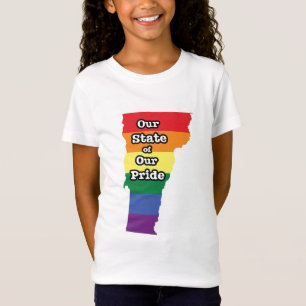 Camiseta Estado del Orgullo Gay  Vermont