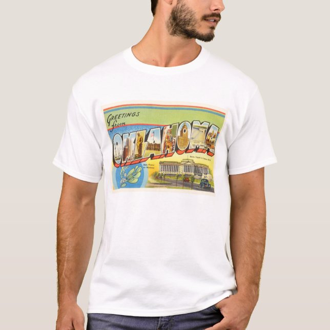 Camiseta Estado del recuerdo viejo ACEPTABLE del viaje del (Anverso)