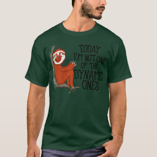 Camiseta Estado del Sloth de Trabajo de Office de Cute Slot