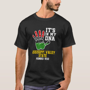 Camiseta Estado del Valle de Mississippi, MVSU, Diseño HBC